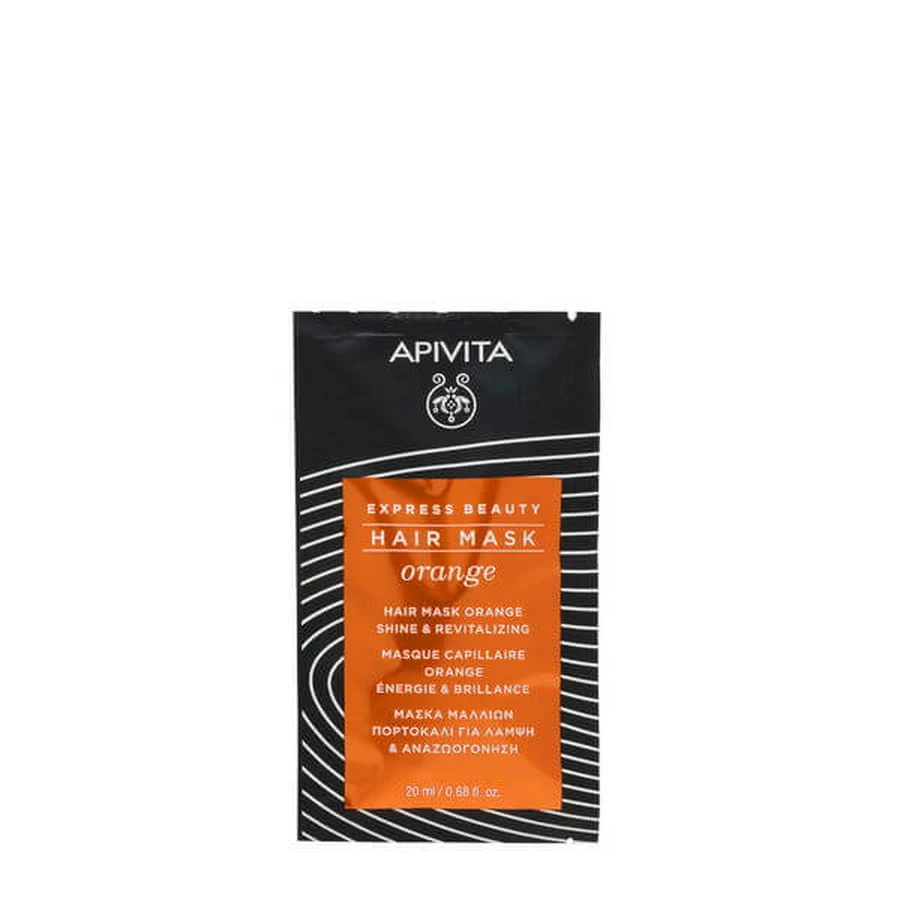 Apivita Orange Express Mascarilla Capilar Iluminadora 20ml
