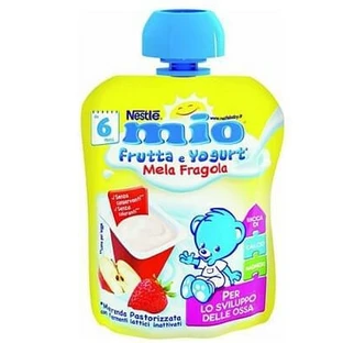 IAURT ÎN PUNGĂ NESTLE MEL/FRAG 90G