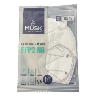MASCĂ FFP2 MOSC ALB 10PCS