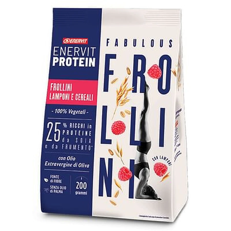Enervit Protein Frollini Raspberry Cereale 200 G