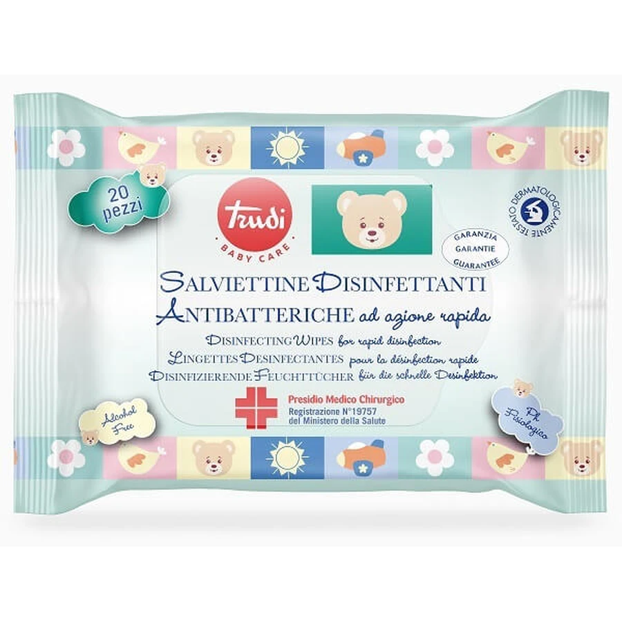 TRUDI BABY C SALV DISINF 20PCS