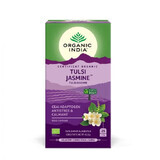 Tulsi Jasmine Adaptogen Tea, 25 sachets, Organic India