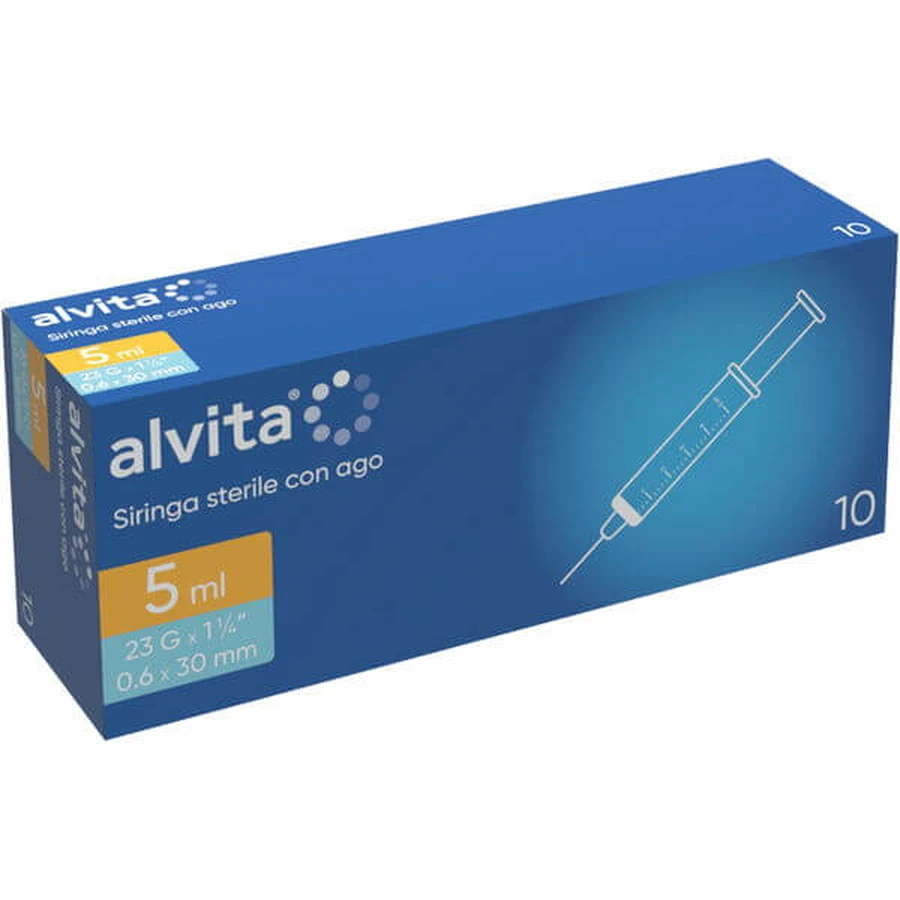 Strzykawka Alvita 5ml model G23 10 sztuk: ceny i cechy