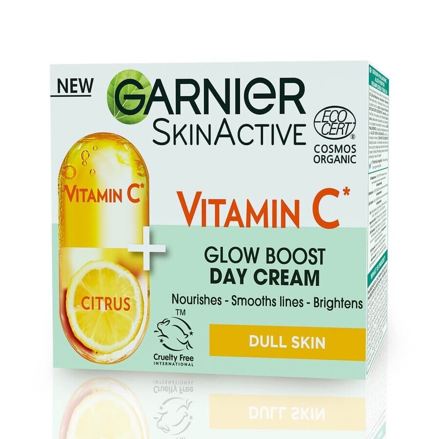 Skin Active Vitamine C Verrijkte Verhelderende Dagcrème, 50 ml, Garnier