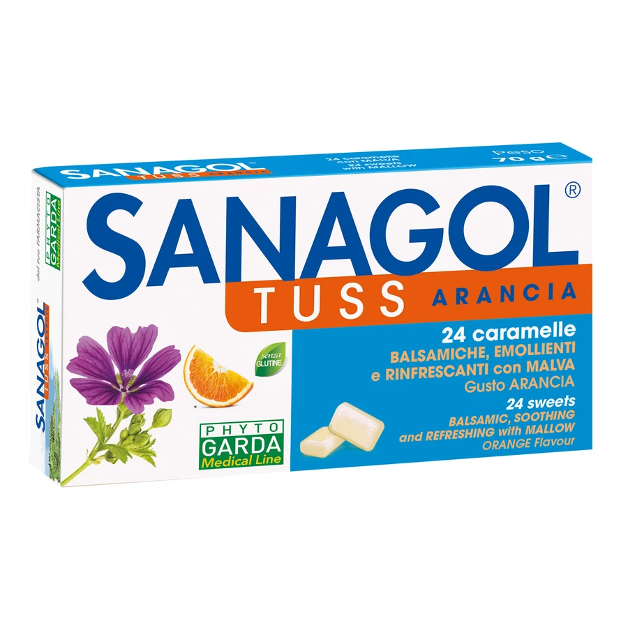 Sanagol Tussis Orange 24 cukierki: ceny i cechy