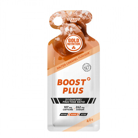 Boost Plus Gesalzenes Karamell-Gel, 40 g, Gold Nutrition