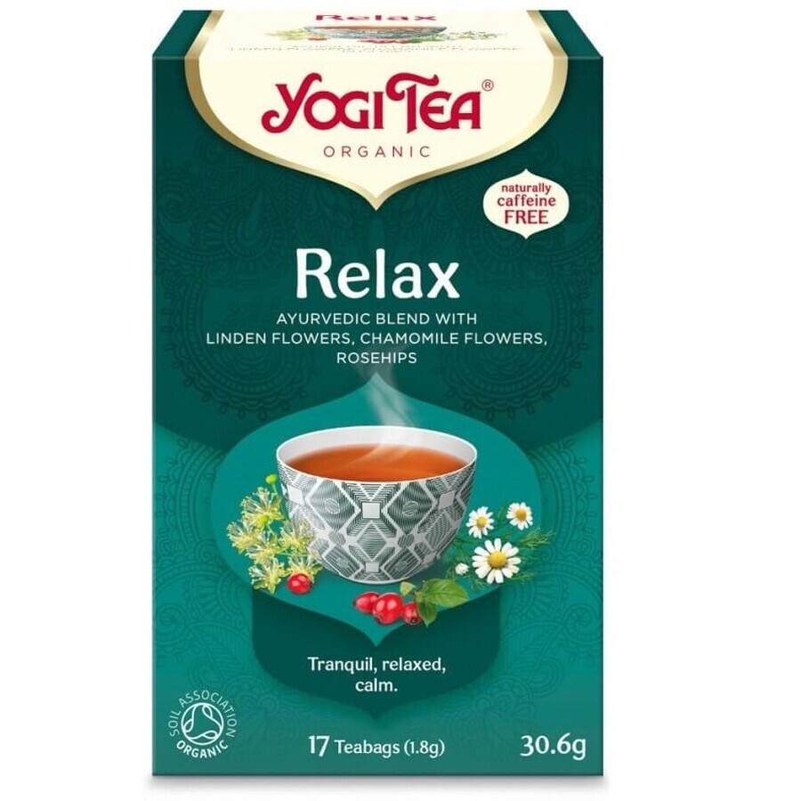 Pack Té Calmante Ecológico + Té de Noche Ecológico, 17 bolsitas + 17 bolsitas, Yogi Tea