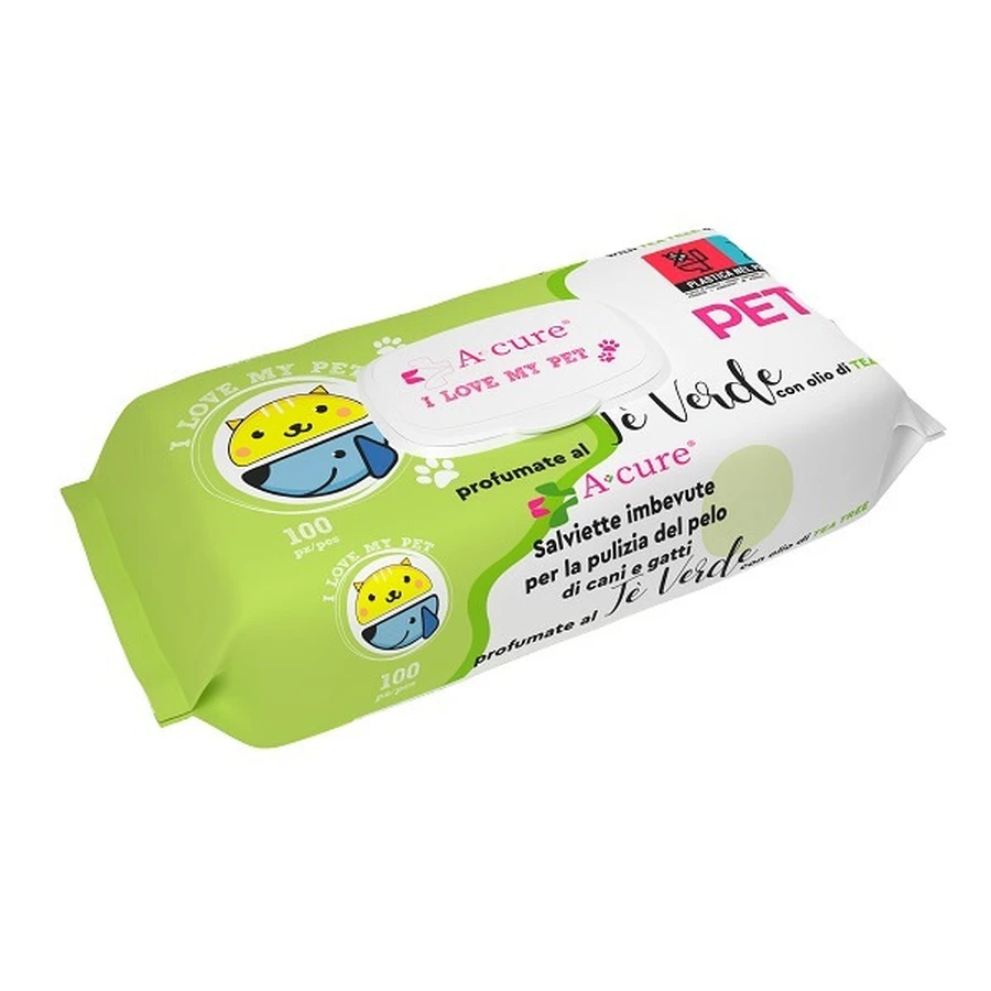 A+CURE PET SALV GRÜNER TEE 100PCS