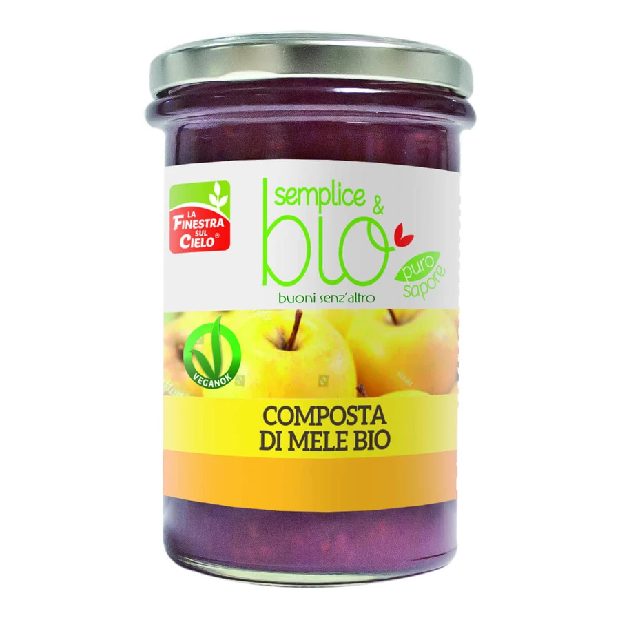 Compota de manzana FsC 320g