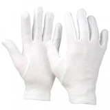 Fleece-Baumwollfaden-Handschuh Größe 7.5