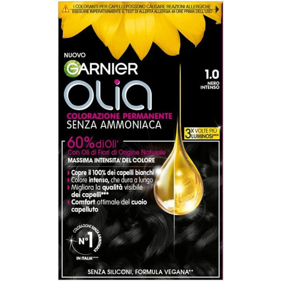 GARNIER OLIA PERMANENTE KLEURING 1.0 DIEPZWART