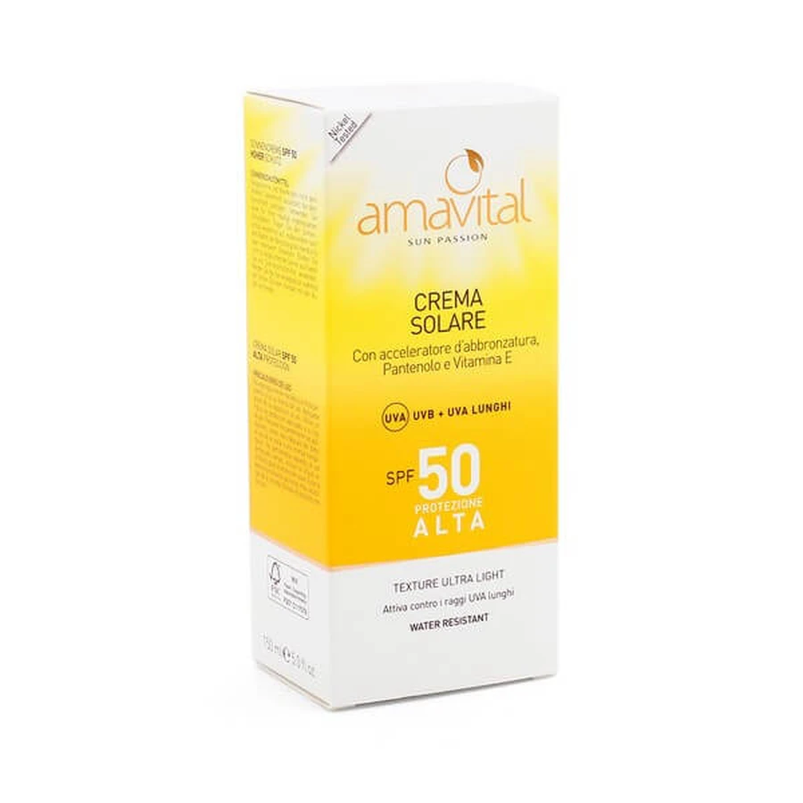 Amavital krem przeciwsłoneczny do twarzy i ciała SPF 50 150 ml: ceny i cechy