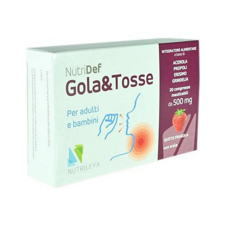 NUTRIDEF GARGANTA&amp;TOS 20CPR