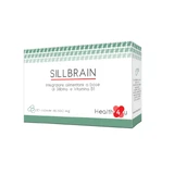 HEALTH4U SillBrain 30 Cápsulas Suplemento Hepático con Silibina y Vitamina B1