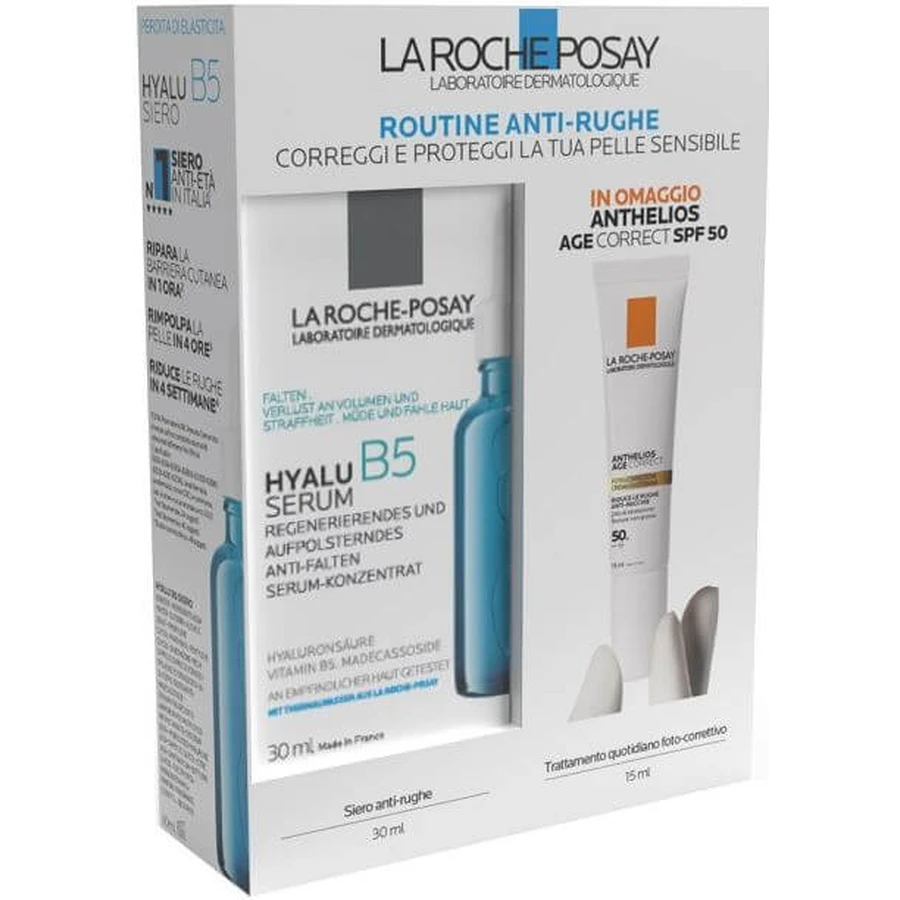 Hyalu B5 Serum Kit 30ml + Anthelios Age 15ml: ceny i cechy