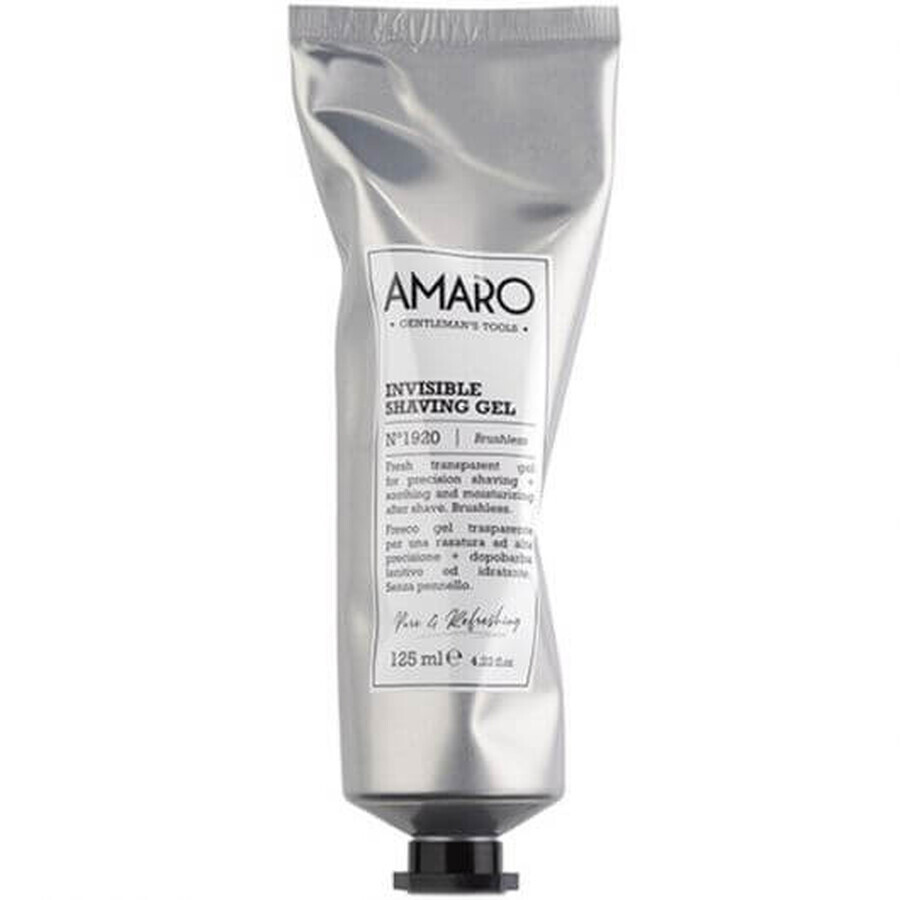 Gel hidratant pentru barbierit Amaro Invisible 125ml