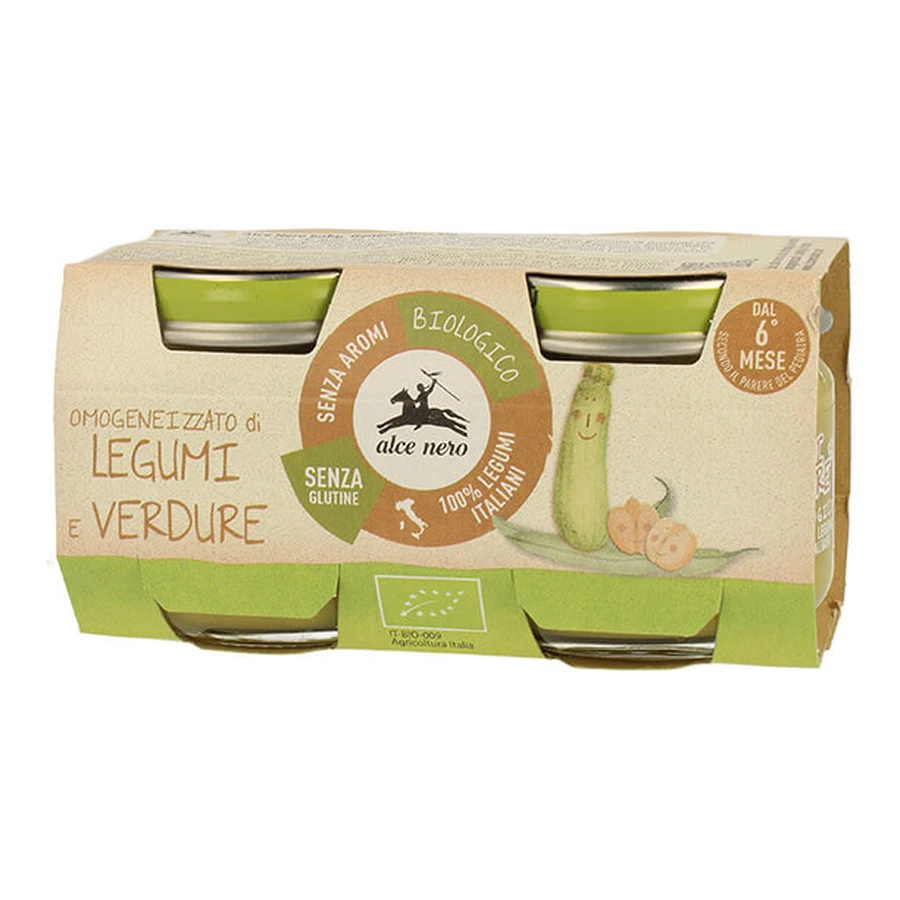 HOMOGENIZOWANE ORGANICZNE ROŚLINY STRĄCZKOWE I WARZYWA 2 X 80 G: ceny i cechy
