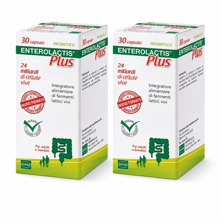 Enterolactis Plus, 2x30 Kapseln, Sofar