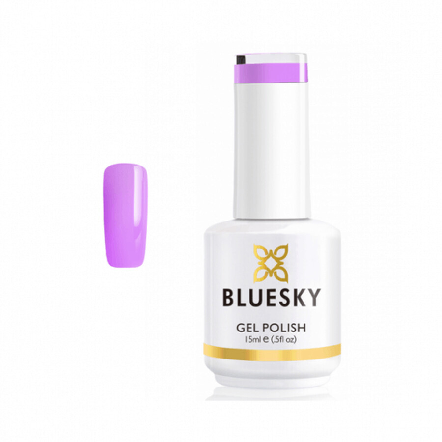 Lac de unghii semipermanent Bluesky UV Pastel Purple 15ml 