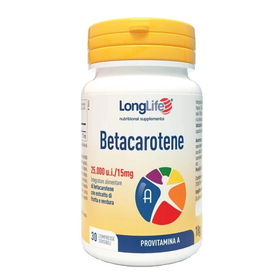 LONGLIFE BETA-CAROTENO 30CPR