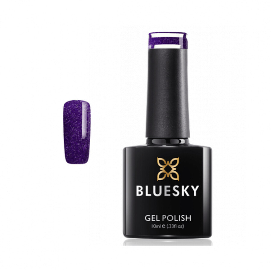 Lac de unghii semipermanent Bluesky UV Purple Pizzazz 15ml 