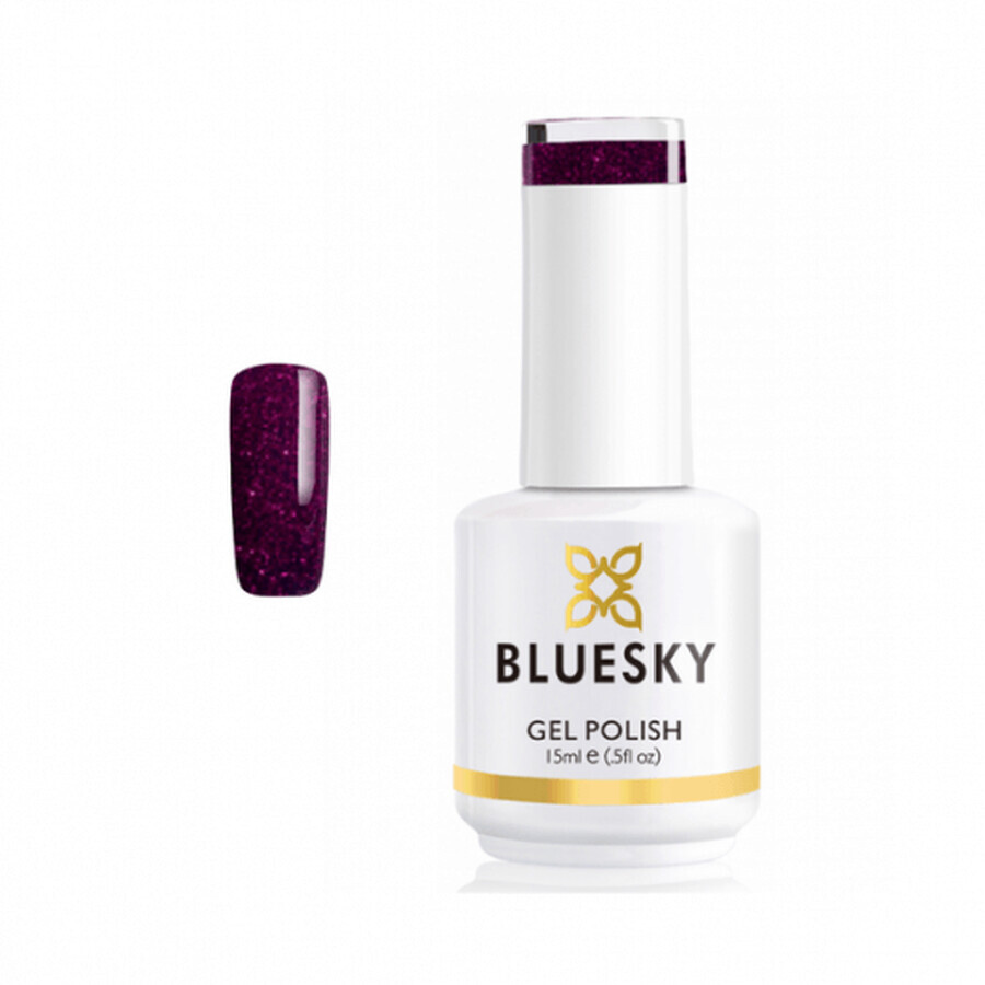 Lac de unghii semipermanent Bluesky UV Ruby Ritz 15ml 