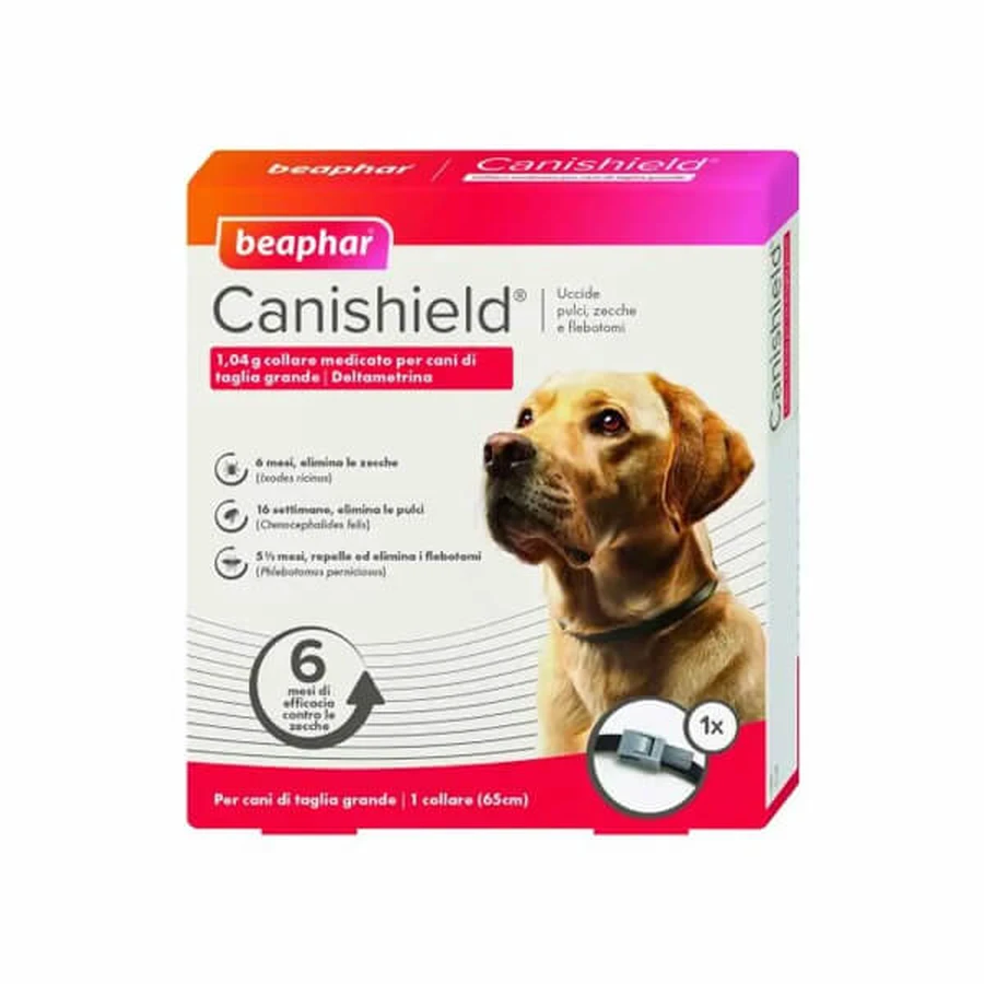 Beaphar Canishield Antiparasitisches Halsband Hund Groß 1 Stück