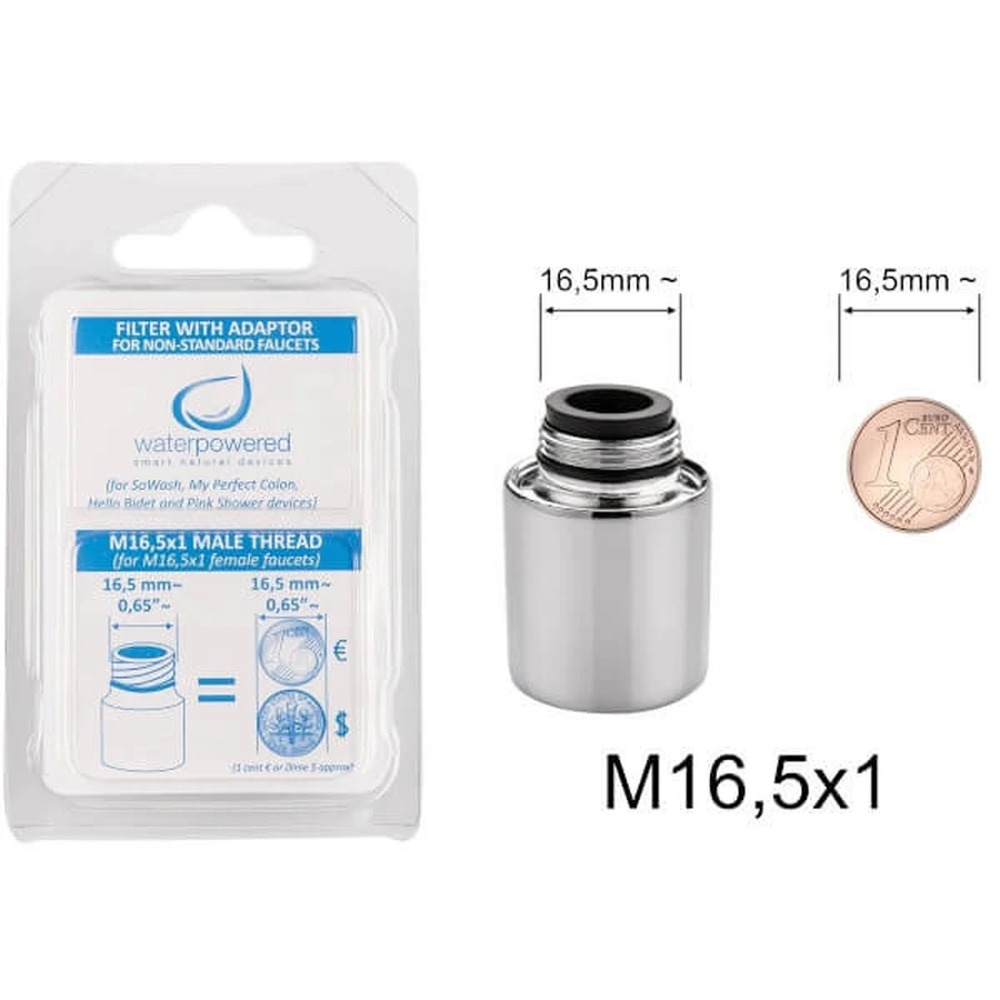CACHE TT M16.5x1 F22 mannelijke beluchteradapter