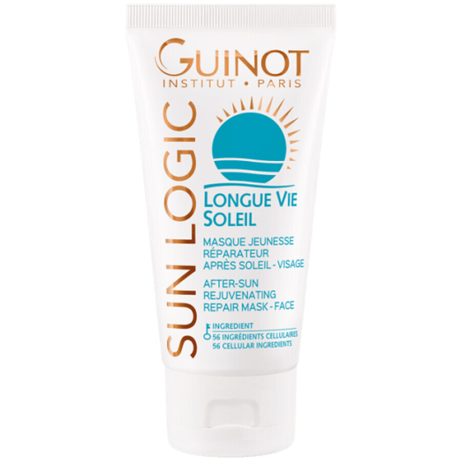 Guinot Sun Logic Longue Vie Soleil Jeunesse Reparateur Gesichtsmaske mit reparierender Wirkung nach Sonneneinstrahlung 50 ml