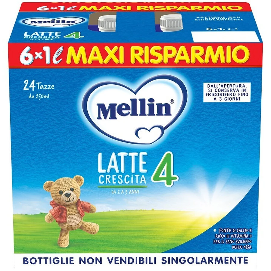MELLIN 4 LAPTE 6X1000ML