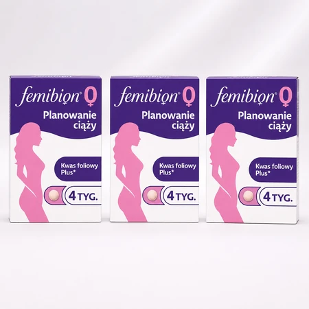 Femibion 0 Pregnancy Planning, Folic Acid Plus, 3x28 tablets, Procter & Gamble