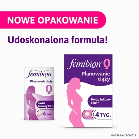 Femibion 0 Pregnancy Planning, Folic Acid Plus, 3x28 tablets, Procter & Gamble