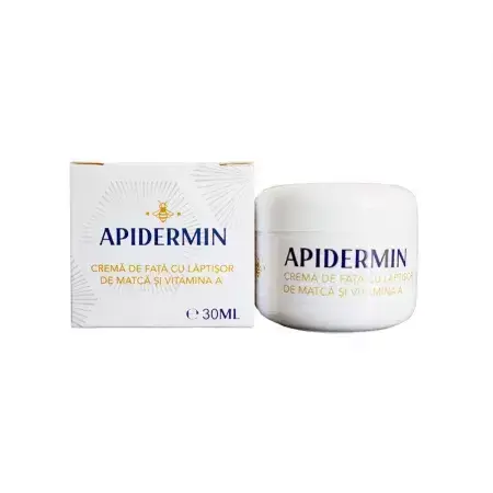 Apidermin Gesichtscreme mit Matcha-Milch und Vitamin A, 30 ml, Veceslav Bee Complex