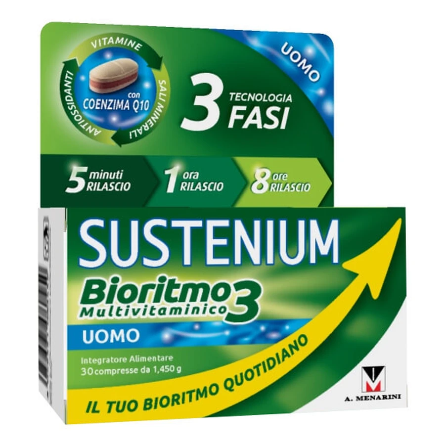 Sustenium Biorhythm 3 Men 30 Comprimés
