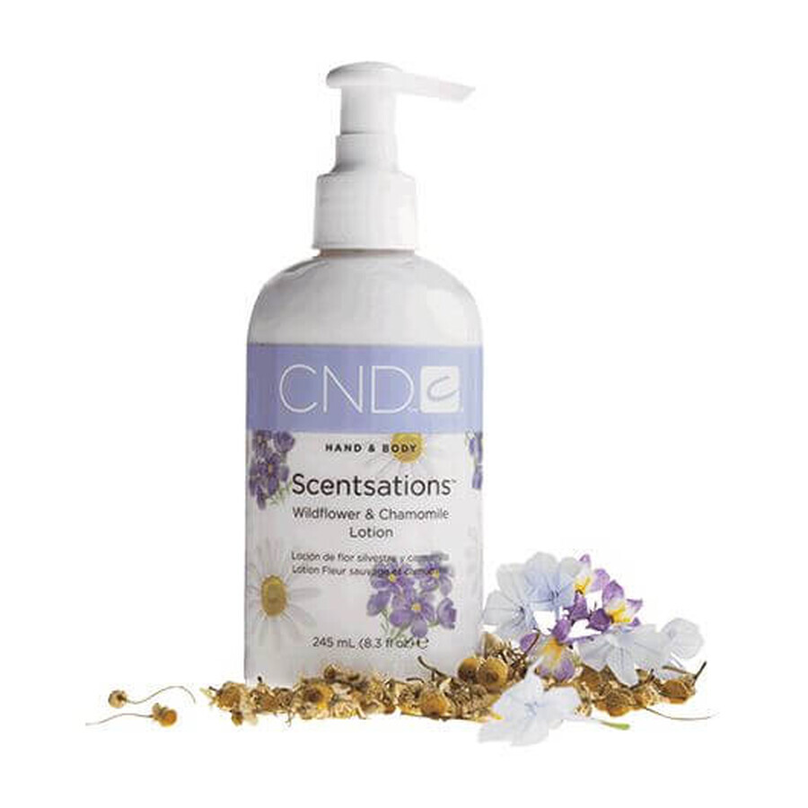 Lotiune CND Scentsation Wildflower & Chamomile pentru hidratare 245 ml