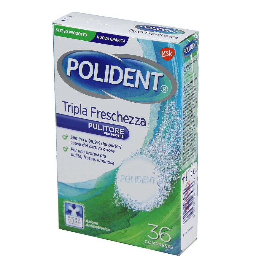 Polident Triple Freschez 36cpr