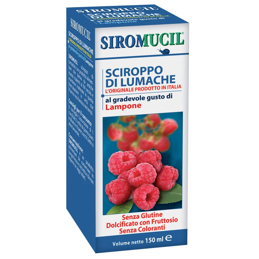 Syromucil Sirup mit Schneckenextrakt Himbeergeschmack