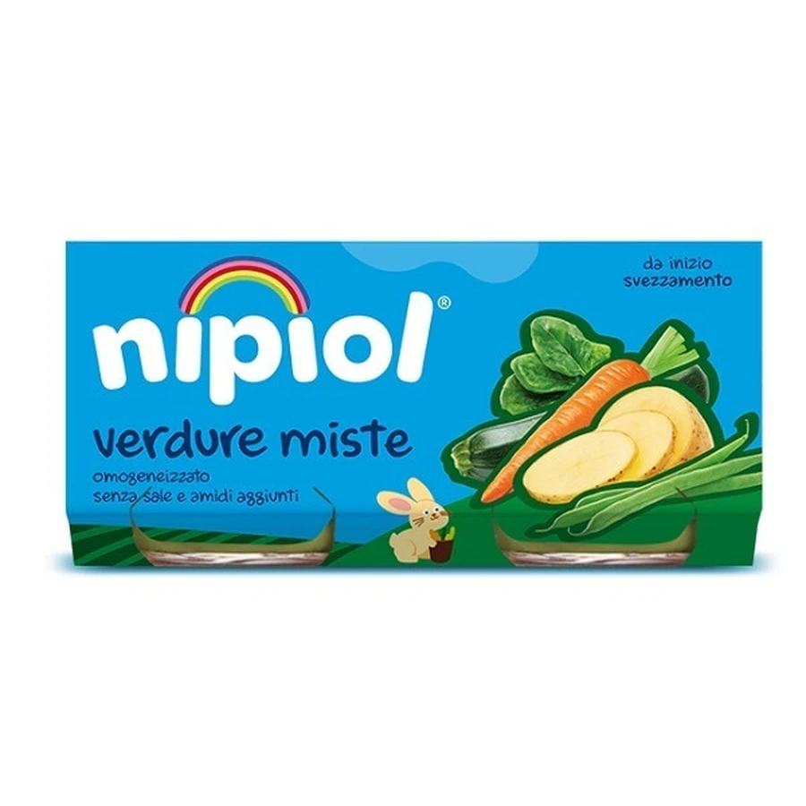 OMO NIPIOL Gemengde Groenten 2x80g
