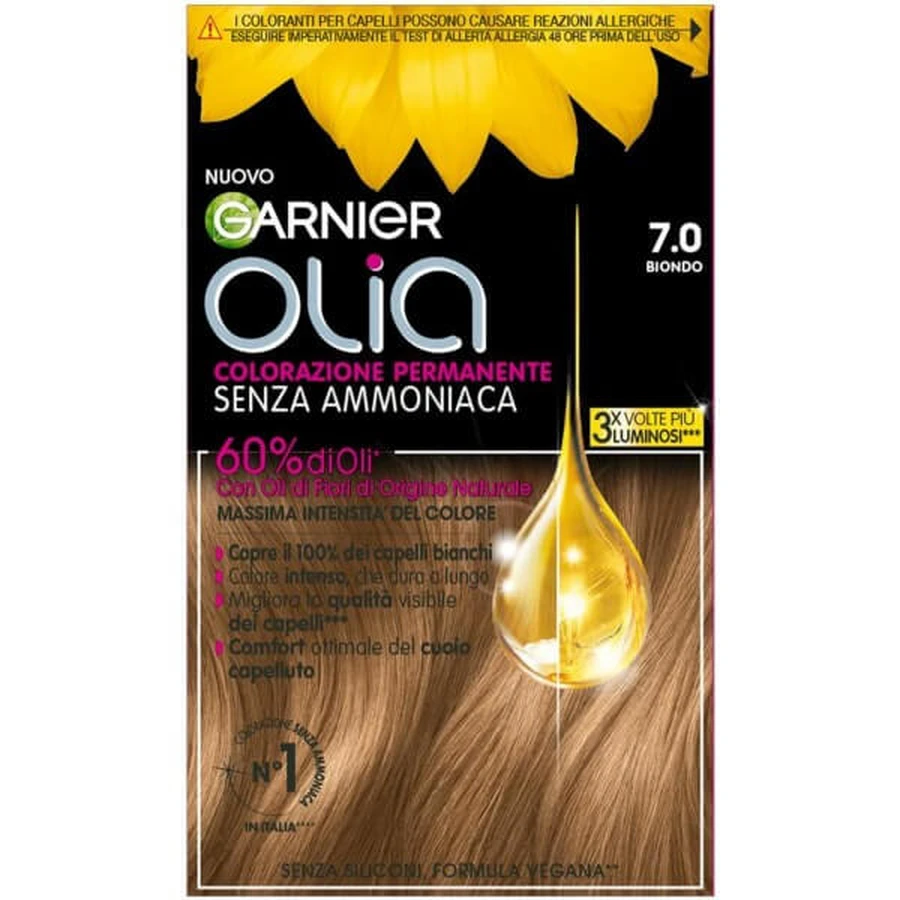 GARNIER OLIA COLORATION PERMANENTE 7.0 BLOND