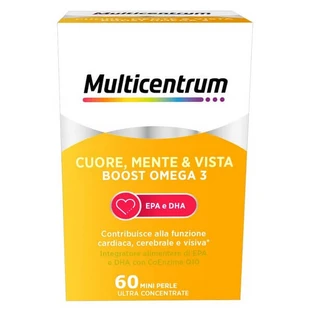 Multicentrum Heart Mind Sight Boost 60 Perle cu Omega 3