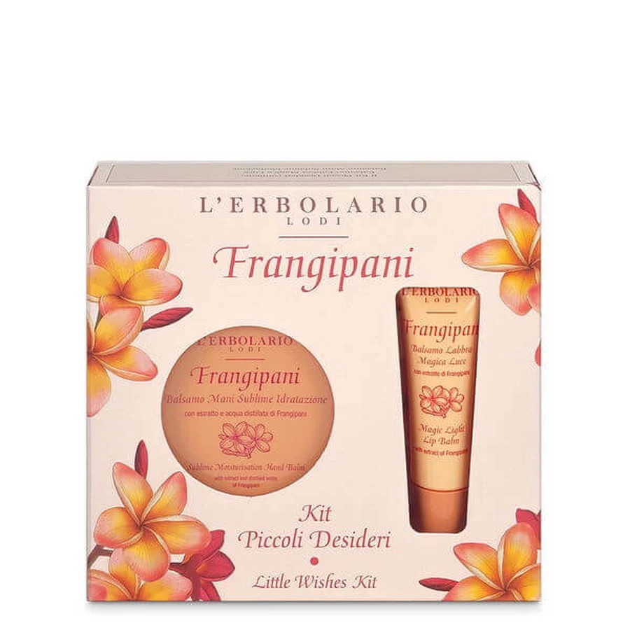Frangipani Little Wishes Kit Magical Light Lip Balm 10 Ml + Hand Balm 40 Ml Ediție limitată