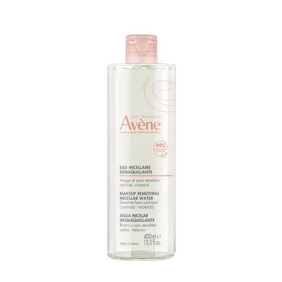 AVENE Agua Micelar Desmaquillante 400ml para Rostro y Ojos Sensibles