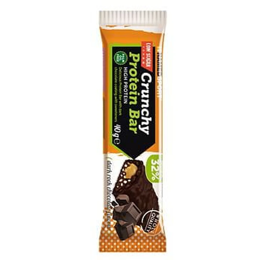 Knuspriger Proteinriegel Zartbitterschokolade 40g