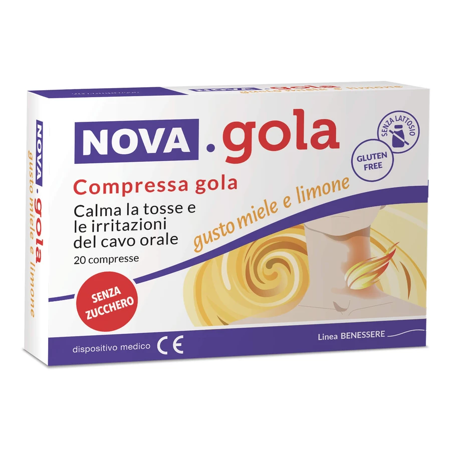 Nova Gola 20 Comprimidos Miel Limón