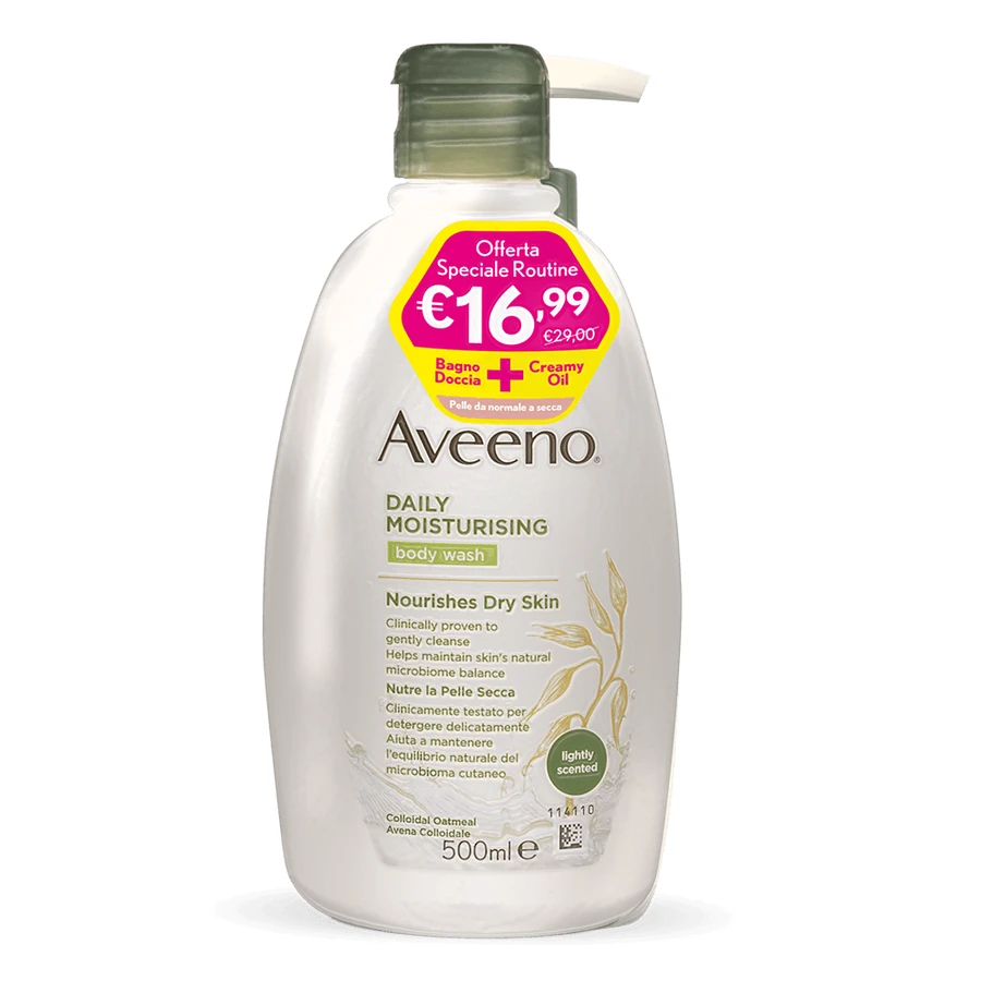 Aveeno Douche Badbundel + Olie 300ml