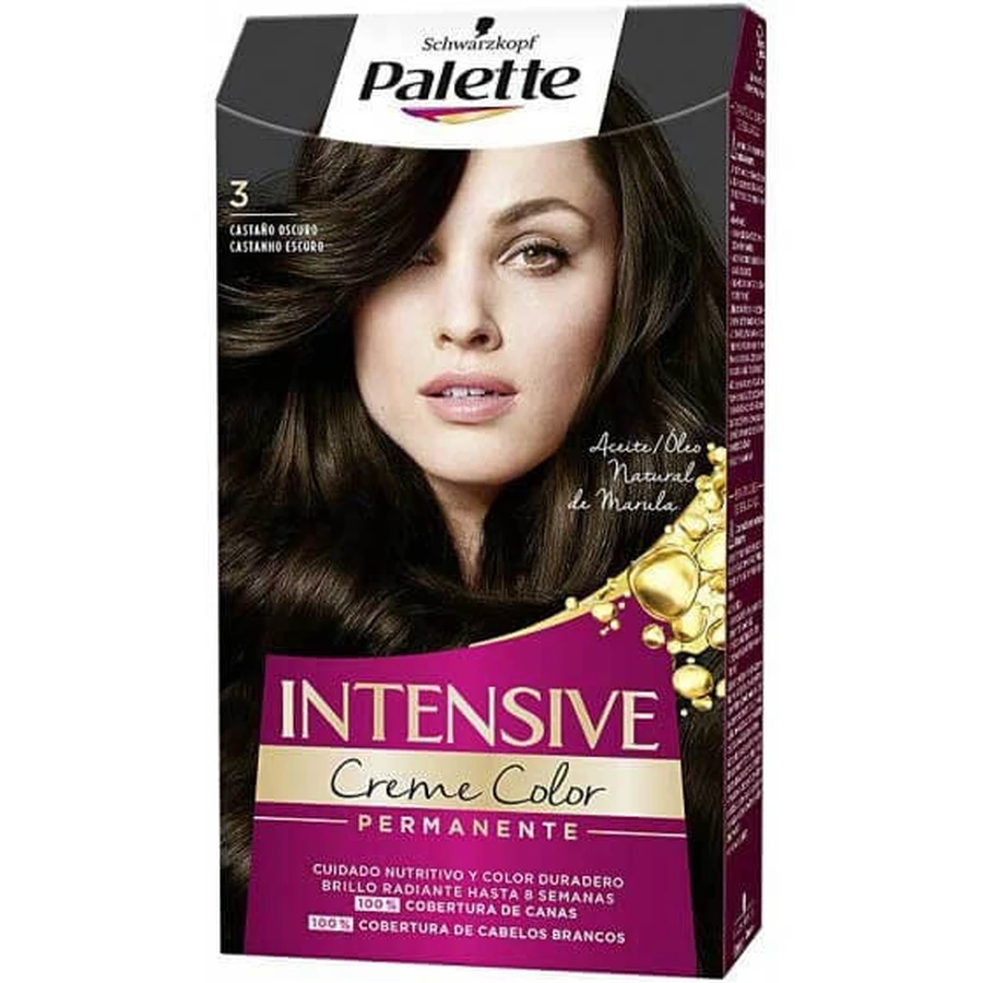 INTENSIVE 3 DUNKELBRAUNE PALETTE