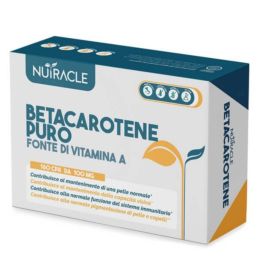 Nutracle Pure Betacarotene 160 comprimate