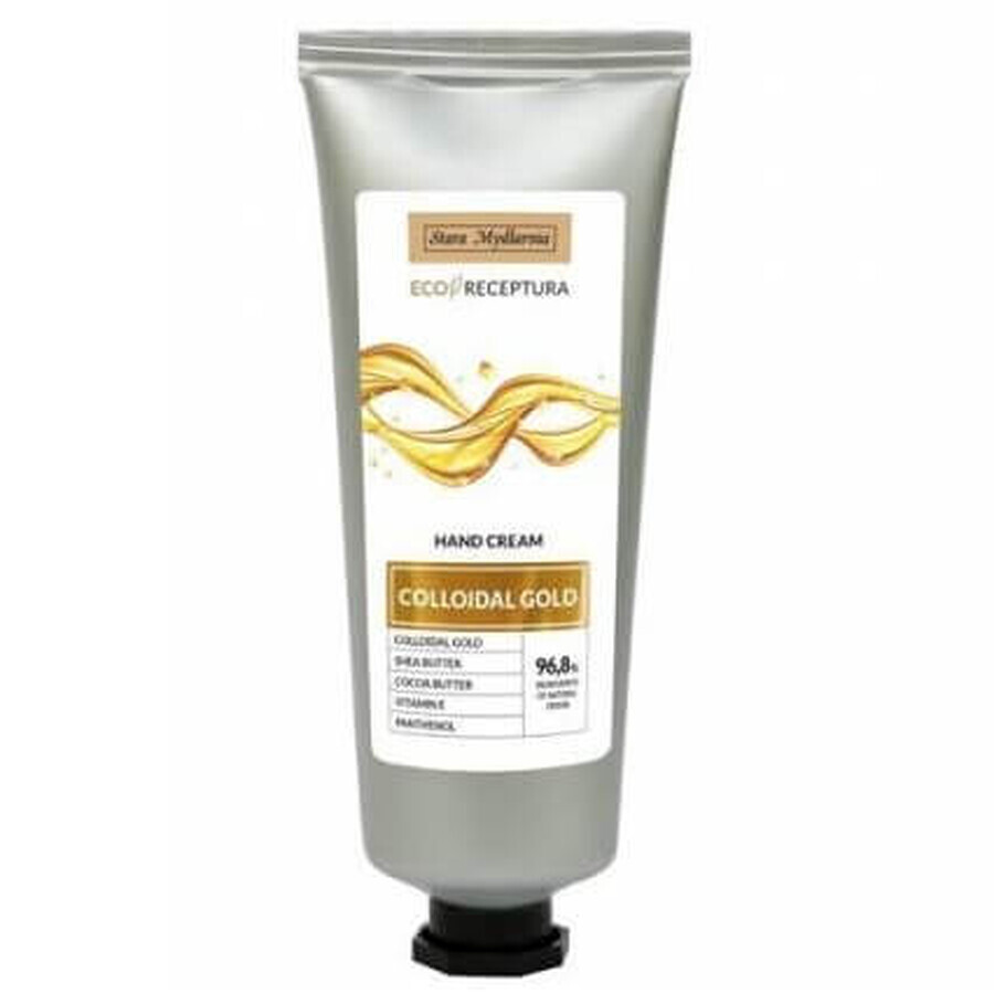 Cremă de mâini intens hrănitoare Colloidal Gold, 75 ml, Stara Mydlarnia