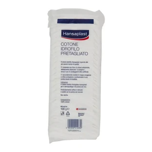 Hansaplast Voorgesneden Katoen Hydrofiel 100g