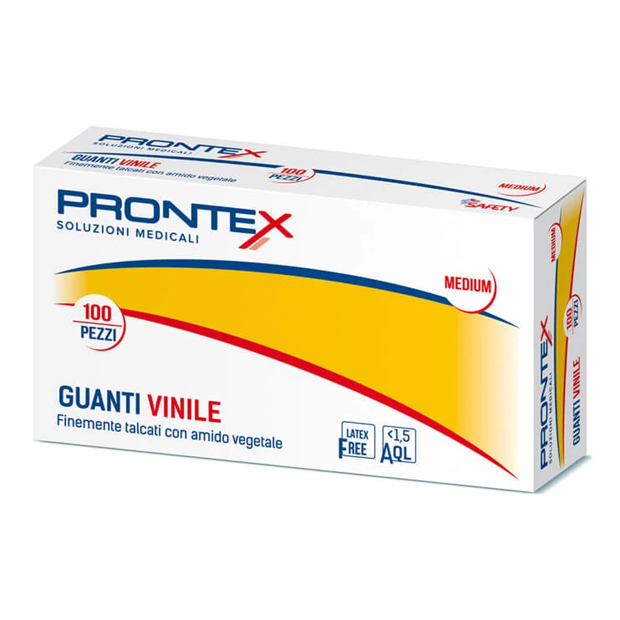 PRONTEX GANT VINYLE GR 100PCS